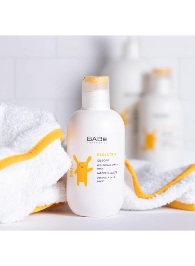 Babe Laboratorios Pediatric Emollient Oil Soap – Gentle Cleansing for Babies & Children – 200 ML - Image 4